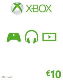 Xbox Live 10 EUR krabice