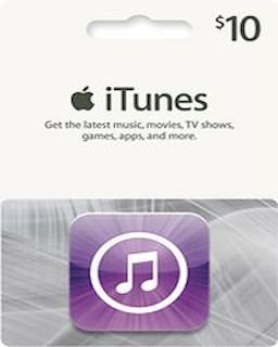 iTunes 10 USD iTunes 10 USD