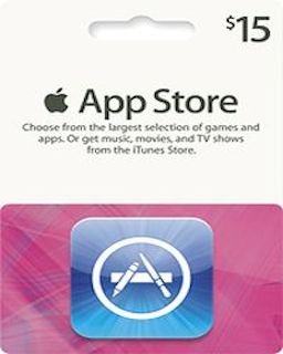 iTunes 15 USD krabice