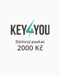 Dárkový poukaz v hodnotě 2000,- CZK