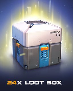 Overwatch 24 Loot Box krabice