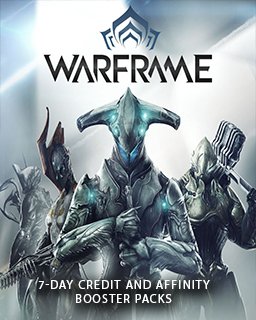 Warframe 7 Denní Credit a Affinity Booster Pack