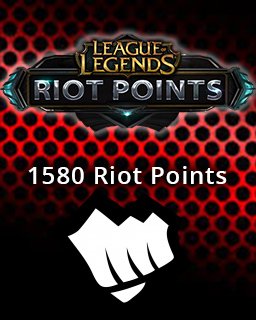 LOL Riot Points 1580 EU krabice