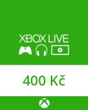 Microsoft Xbox live Dárková karta 400 kč