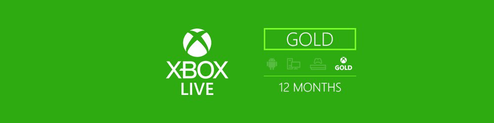 Xbox Live Gold 12 měsíců