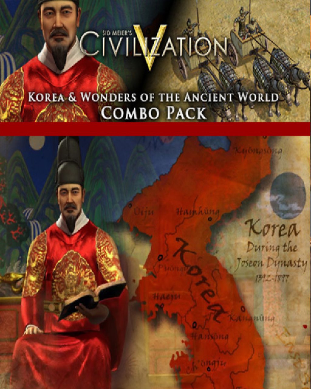 Sid Meier's Civilization V Korea and Wonders of the Ancient World Combo Pack