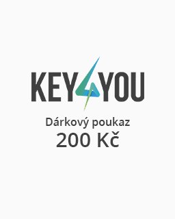 Dárkový poukaz v hodnotě 200,- CZK krabice