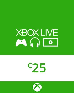 Xbox Live 25 EUR
