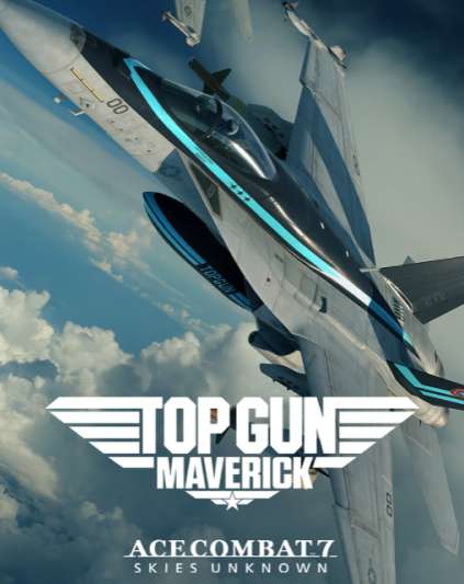 Ace Combat 7 Skies Unknown Top Gun Maverick Aircraft Set