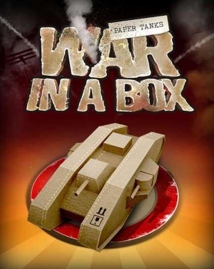 War in a Box Paper Tanks
