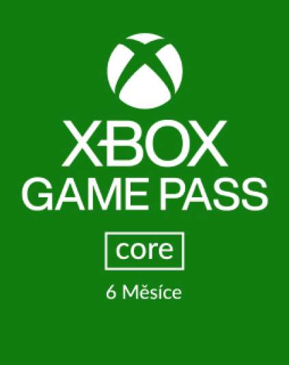 Microsoft Xbox Game Pass Core členství 6 měsíců