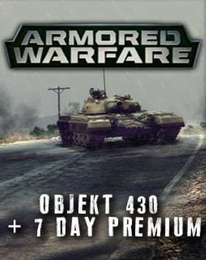 Armored Warfare Objekt 430 + 7 day Premium