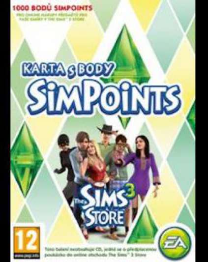 The Sims 3 1000 bodů
