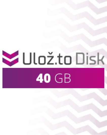 Datový balíček Ulož.to Disk 40 GB