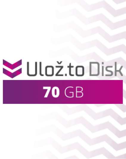 Datový balíček Ulož.to Disk 70 GB