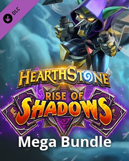 Hearthstone Rise of Shadows Mega Bundle krabice