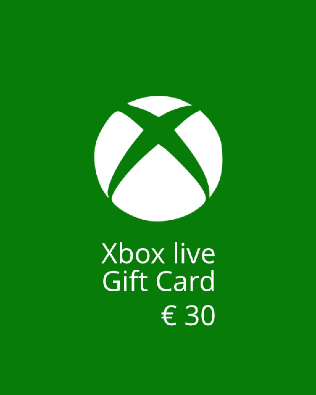 Xbox Live 30 EUR
