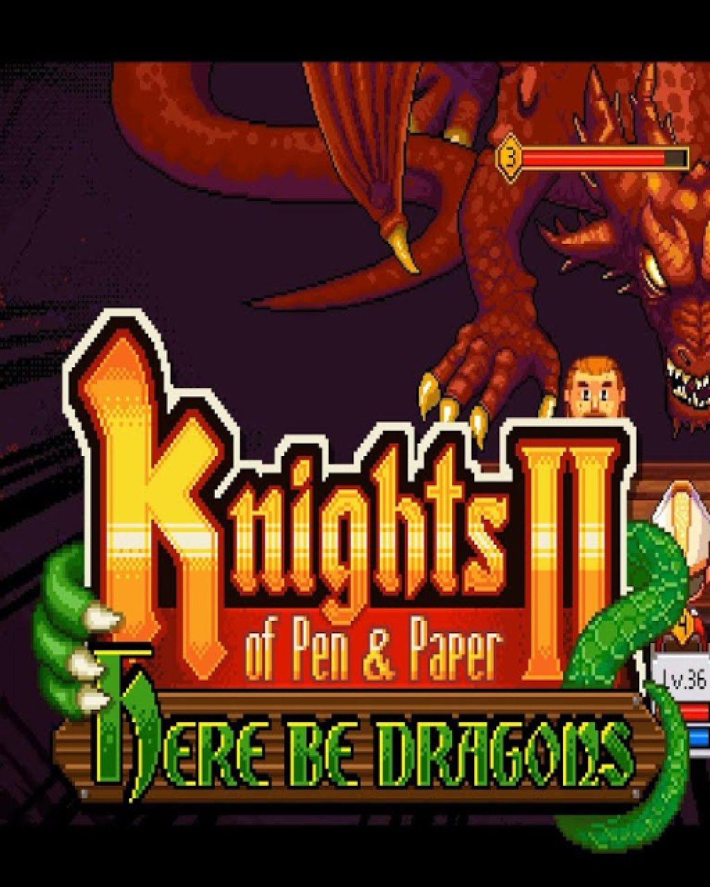 Knights of Pen and Paper 2 Here Be Dragons