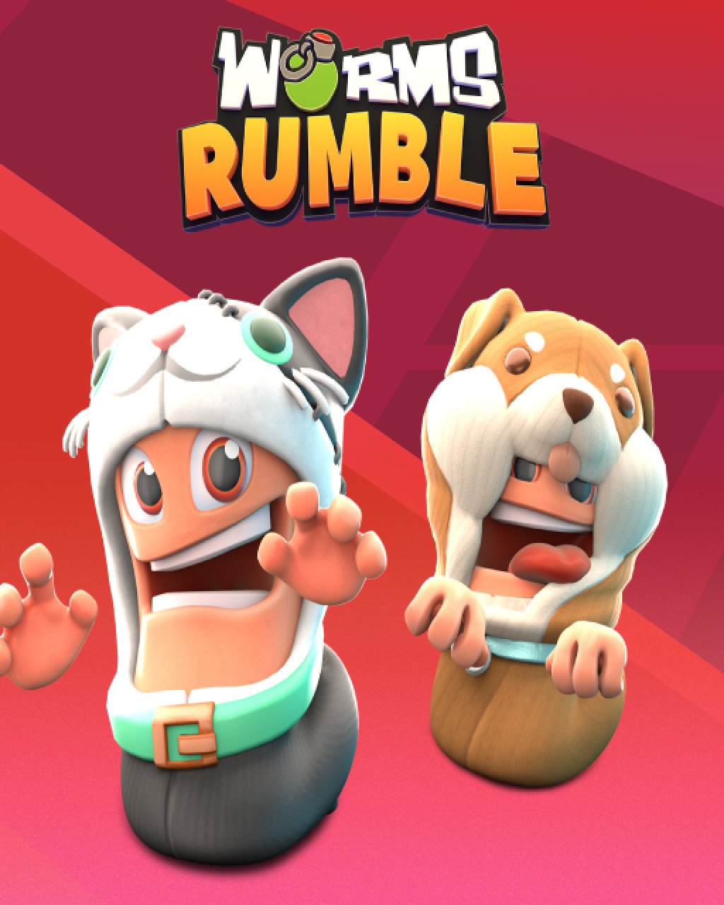 Worms Rumble Cats & Dogs Double Pack
