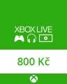 Microsoft Xbox live Dárková karta 800 kč