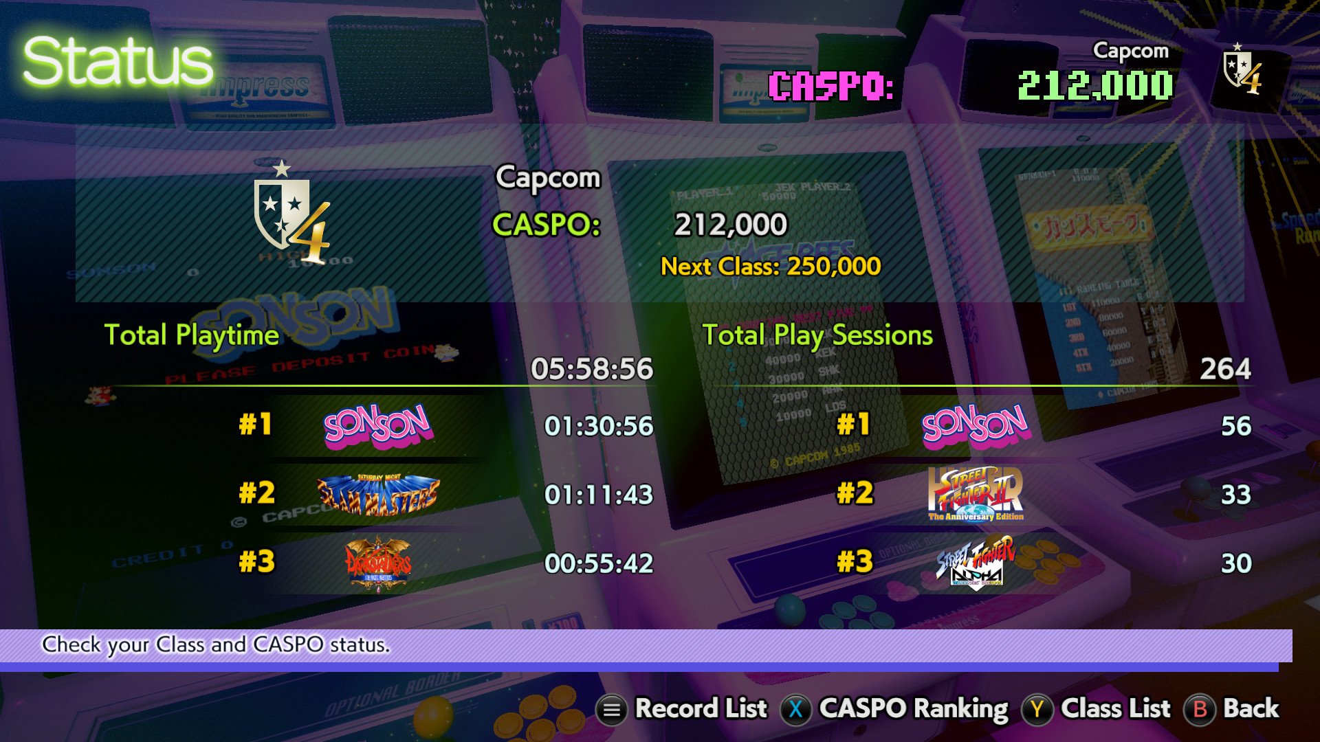 Capcom Arcade 2nd Stadium 8