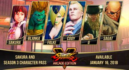 Street Fighter V Season 3 Character Pass 1