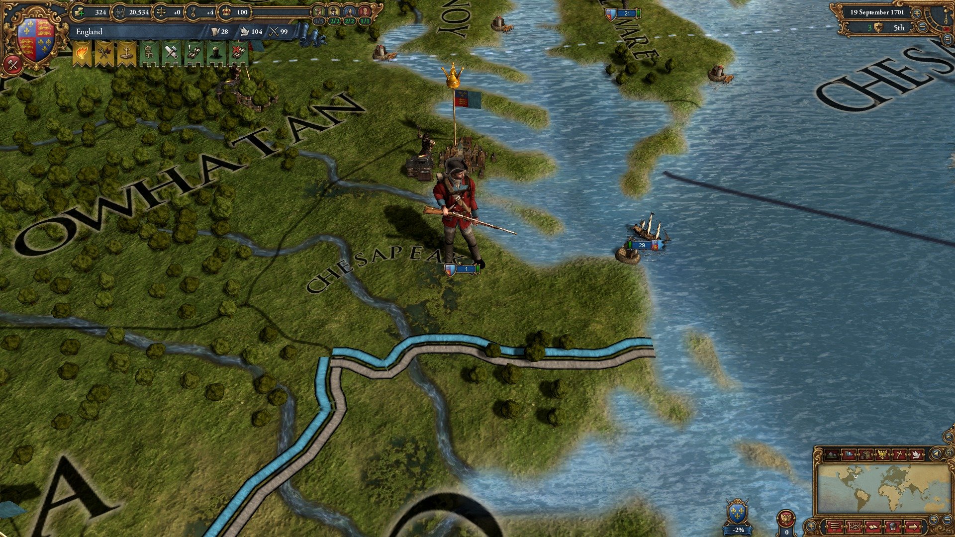 Europa Universalis IV Colonial British and French Unit Pack 1