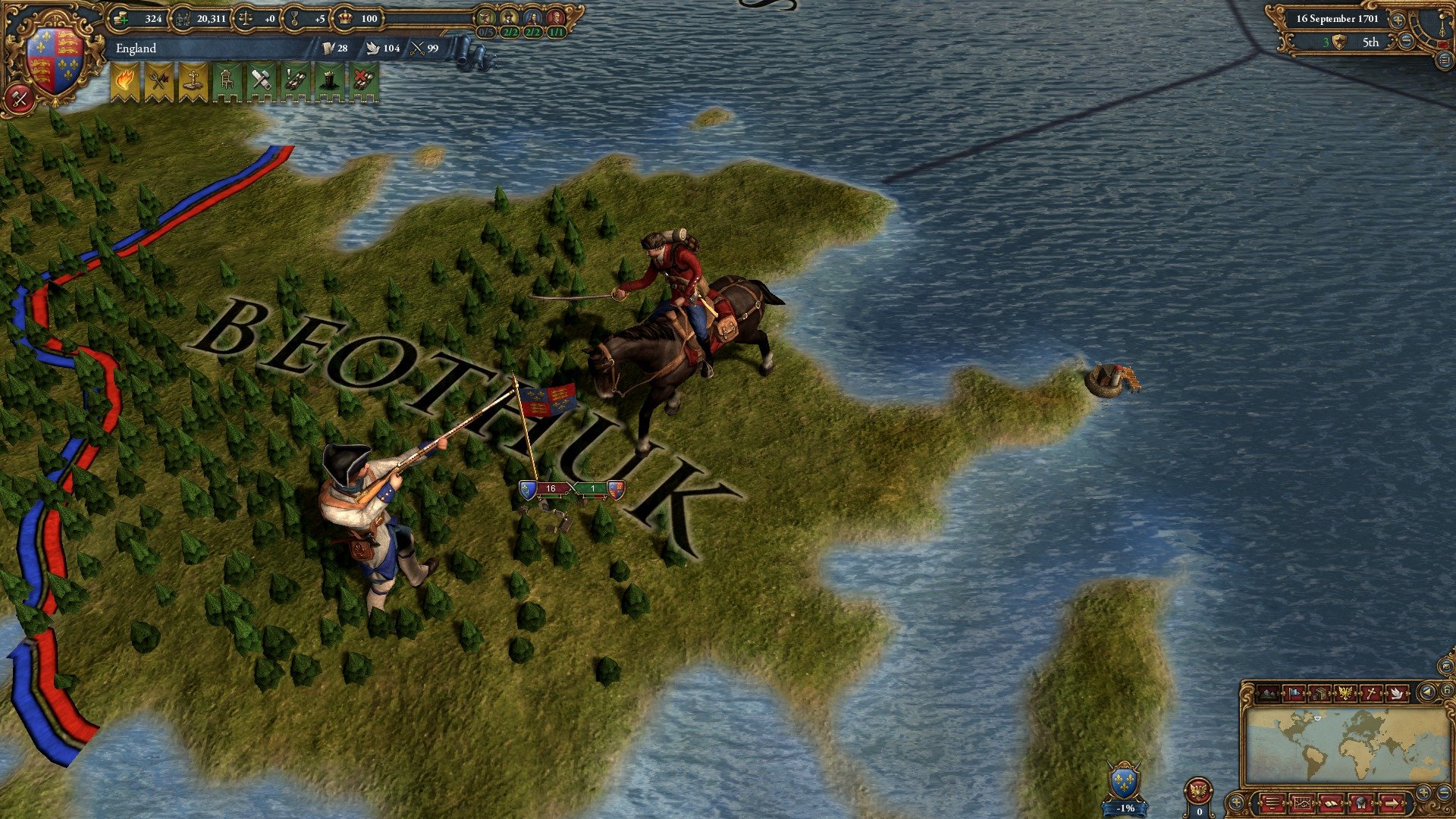 Europa Universalis IV Colonial British and French Unit Pack 4