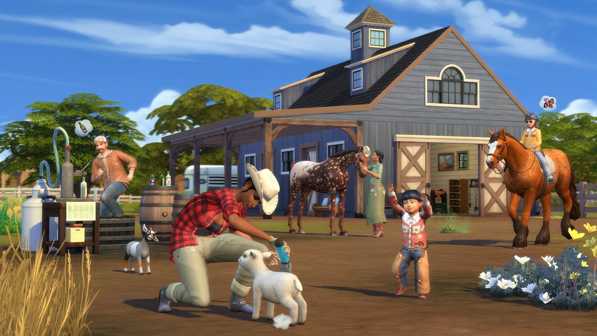 The Sims 4 Koňský ranč 1