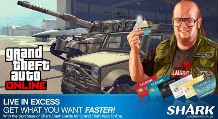 Grand Theft Auto V Online Tiger Shark Cash Card 200,000$ GTA 5 2