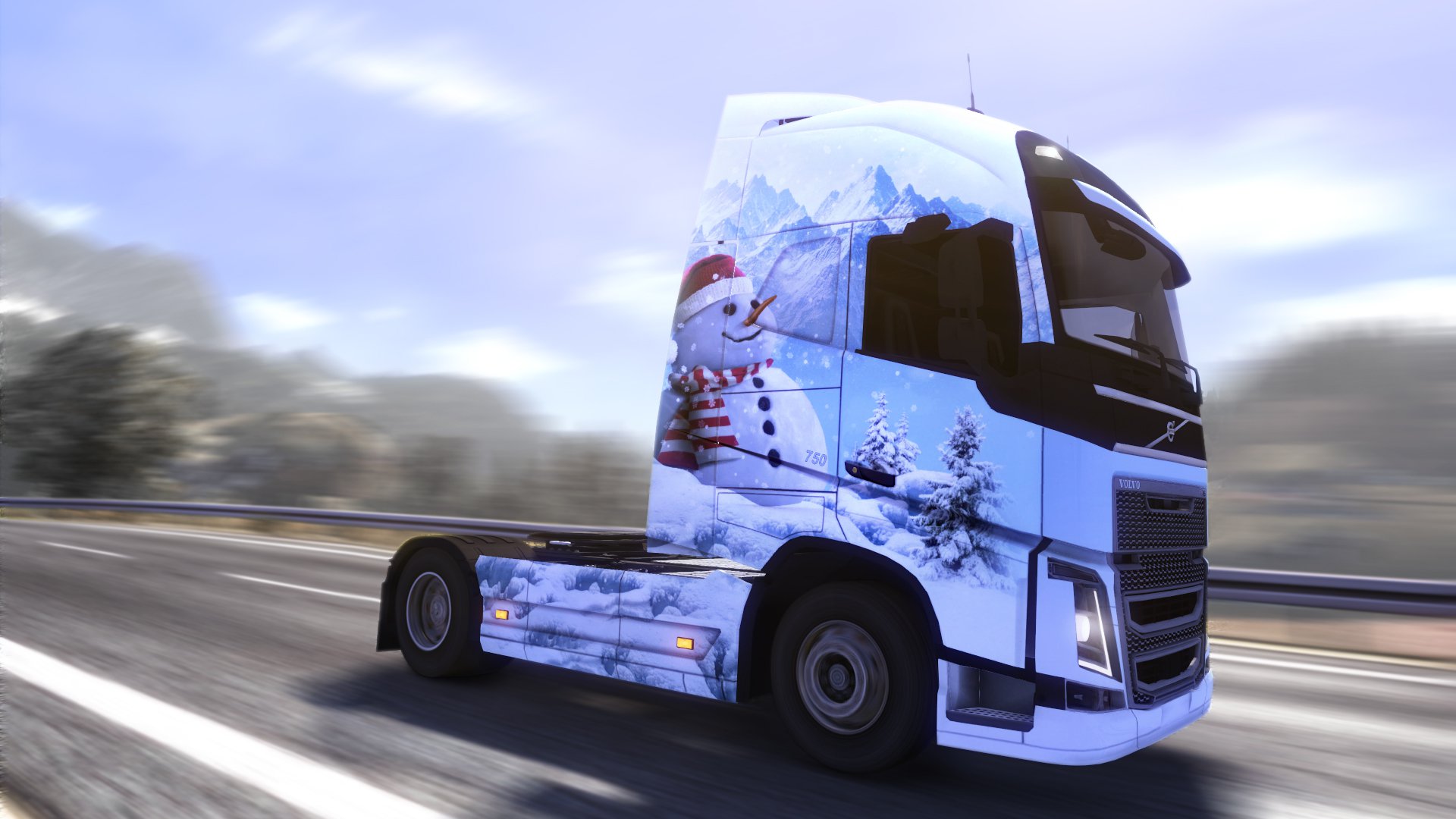 Euro Truck Simulátor 2 Ice Cold Paint Jobs Pack 1