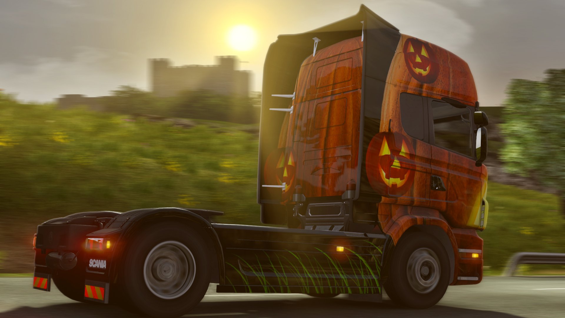 Euro Truck Simulátor 2 Halloween Paint Jobs Pack 1