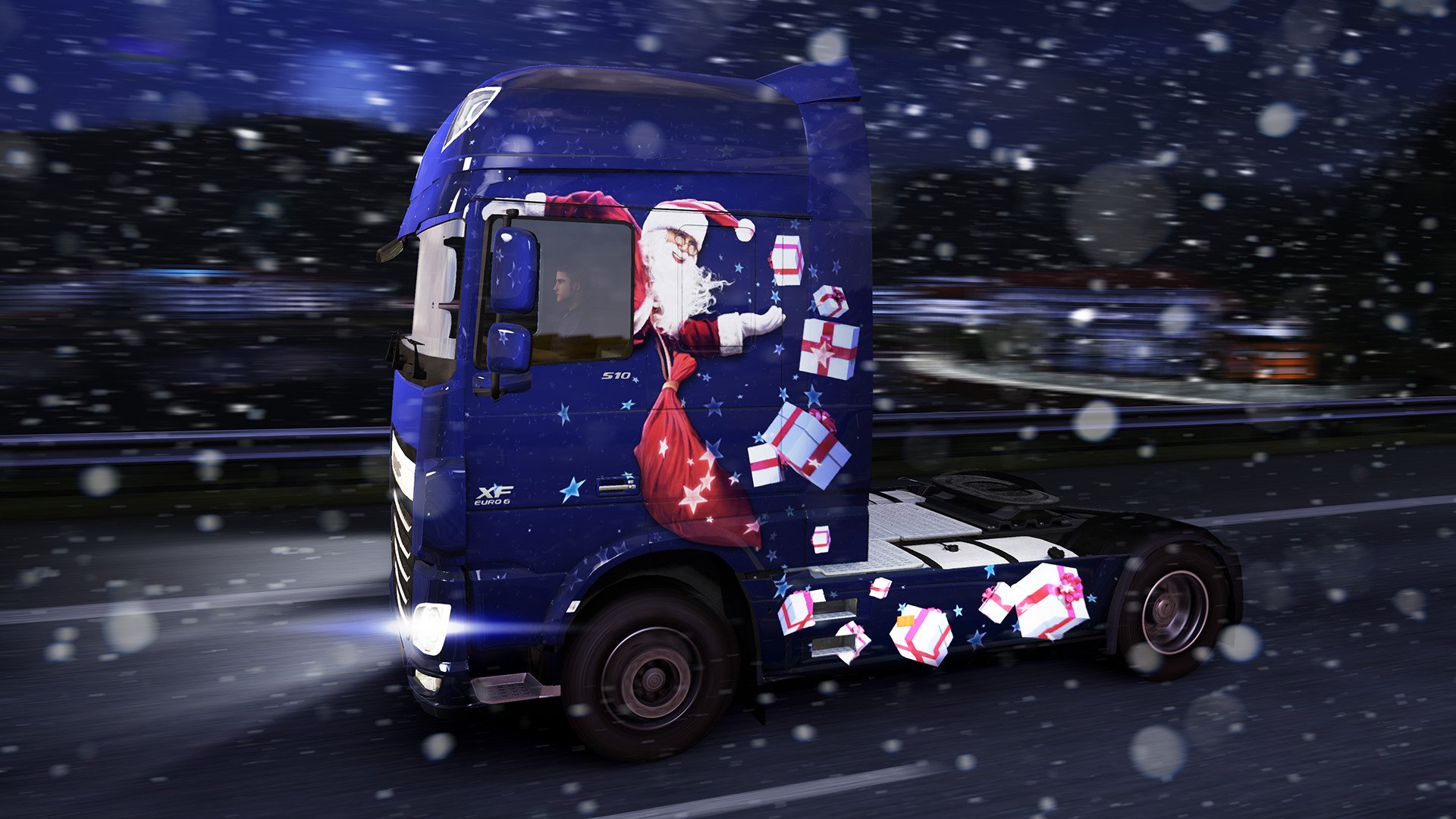 Euro Truck Simulátor 2 Christmas Paint Jobs Pack 1