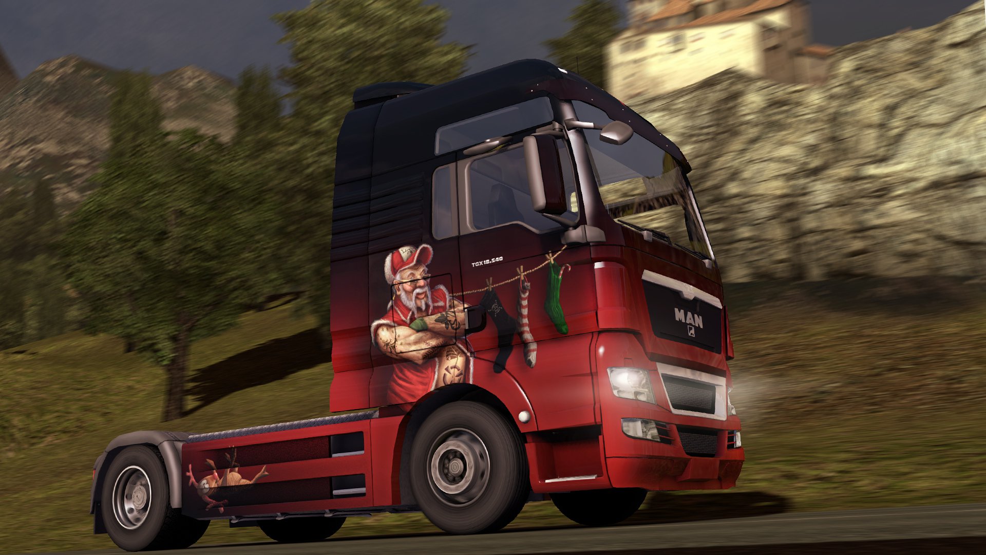 Euro Truck Simulátor 2 Christmas Paint Jobs Pack 2