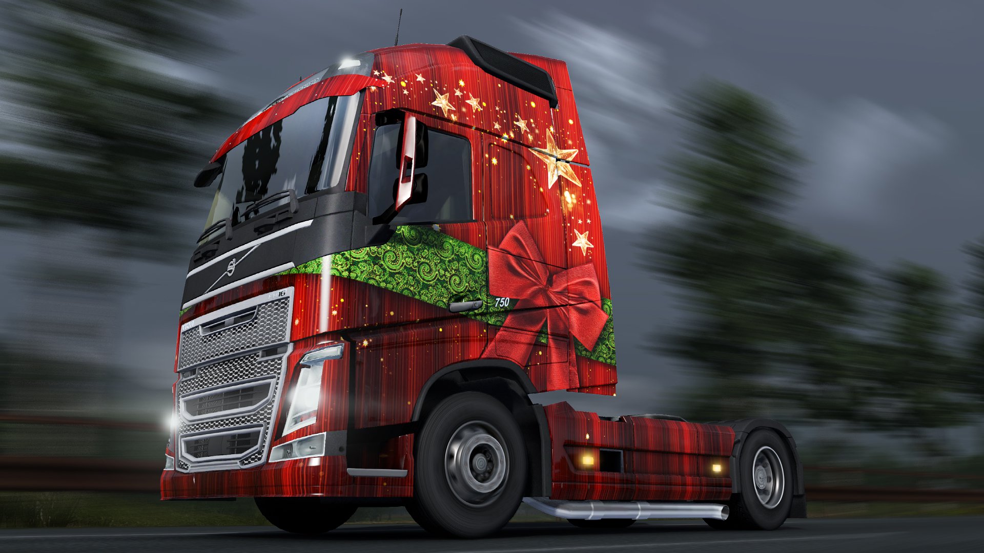 Euro Truck Simulátor 2 Christmas Paint Jobs Pack 5