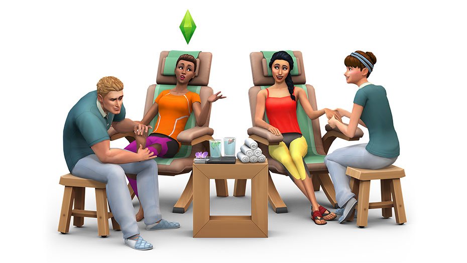 The Sims 4 Návštěva v Lázních 1