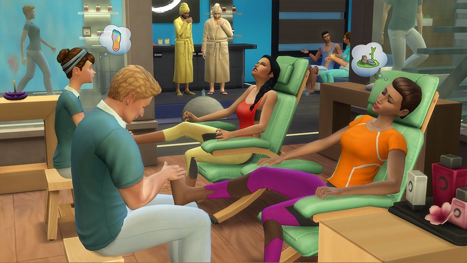 The Sims 4 Návštěva v Lázních 4