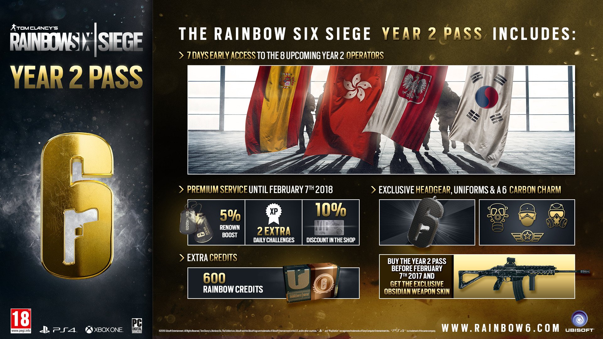 Tom Clancys Rainbow Six Siege Season Pass Year 2 1