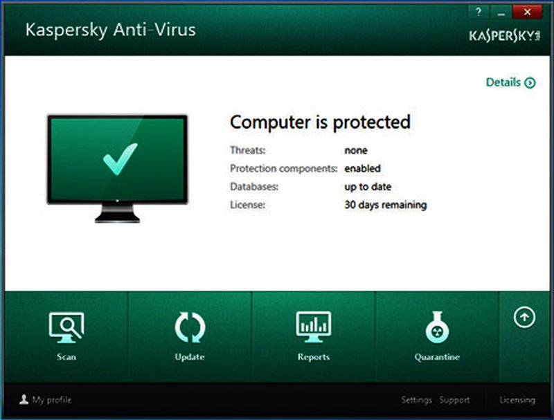 Kaspersky AntiVirus 2017, 3 lic. 1 rok 2