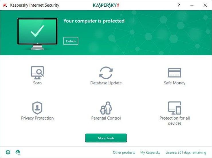 Kaspersky Internet Security 2017, 3 lic. 1 rok 1