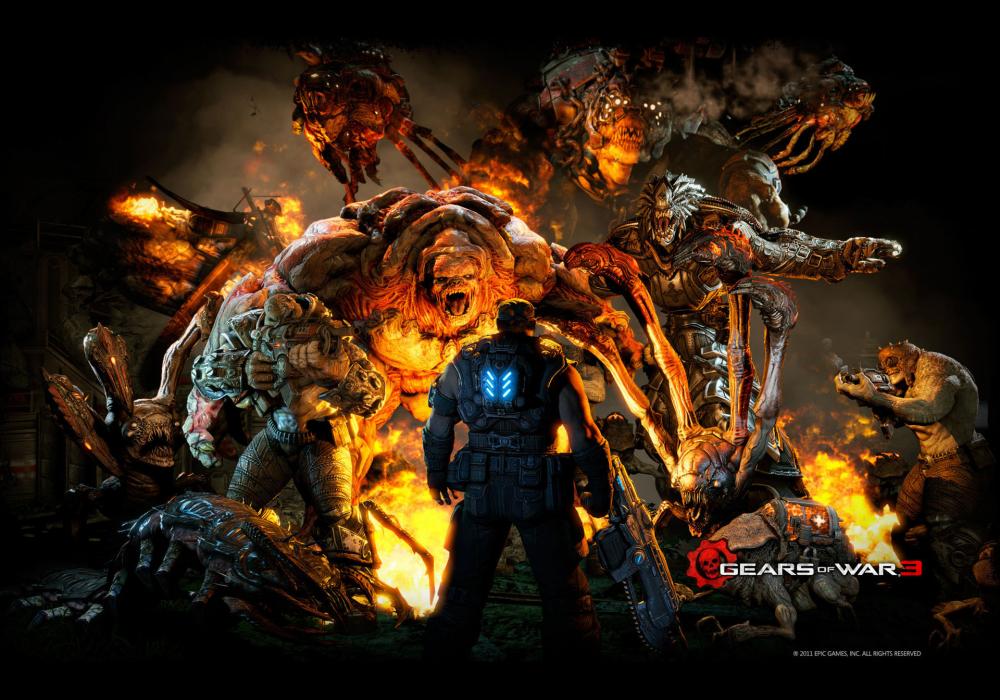 Gears of War 3 Commando Dom Xbox 360 2383