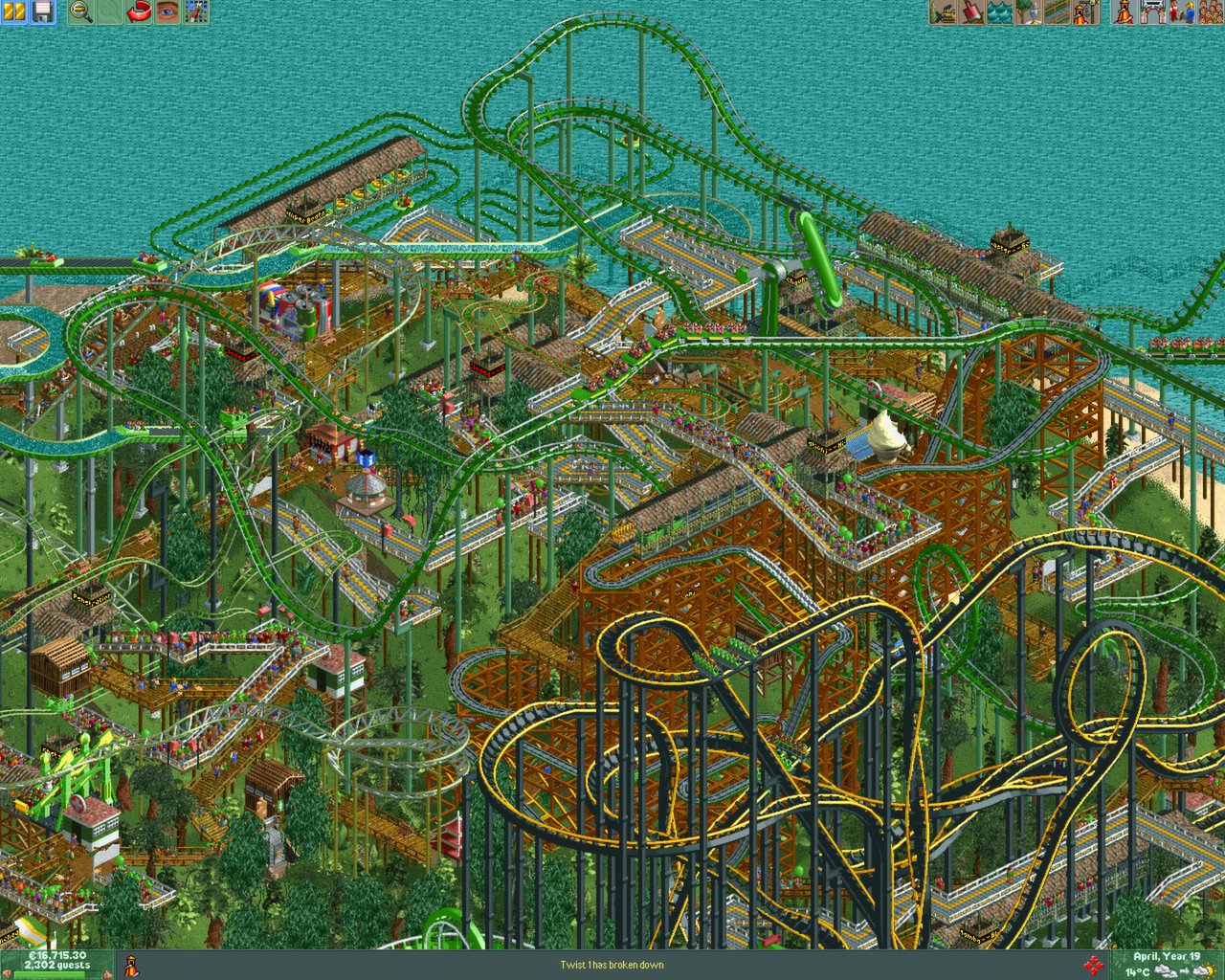 RollerCoaster Tycoon 2 Triple Thrill Pack 1