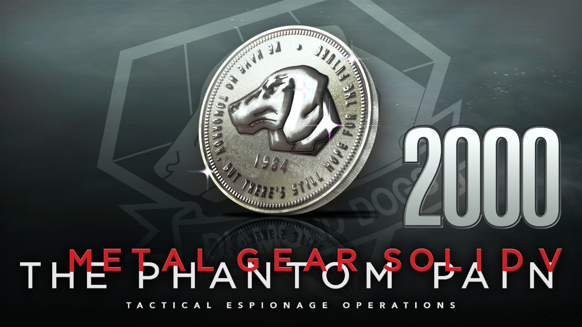 Metal Gear Solid V The Phantom Pain 2000 MB Coin LC 1