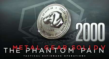 Metal Gear Solid V The Phantom Pain 2000 MB Coin LC 1
