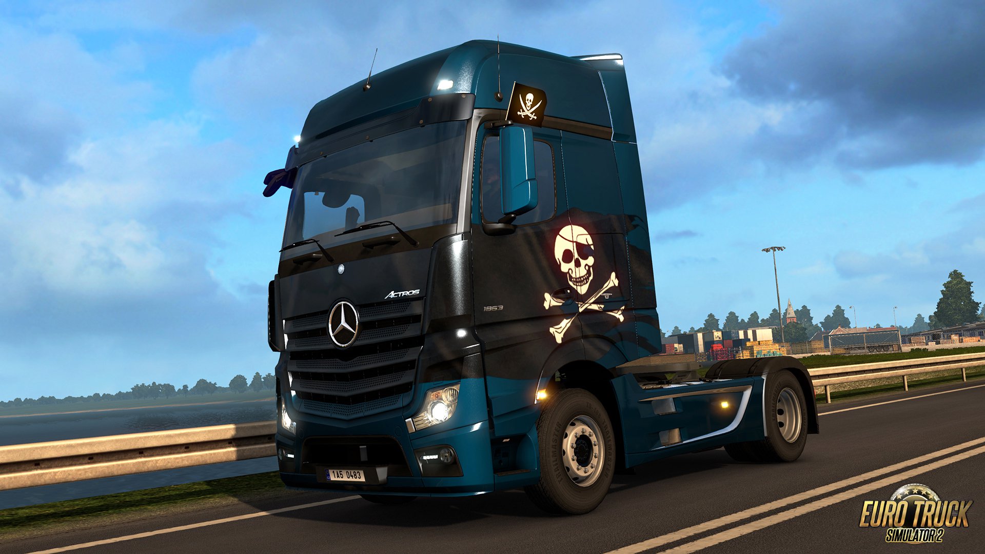 Euro Truck Simulátor 2 Pirate Paint Jobs Pack 1