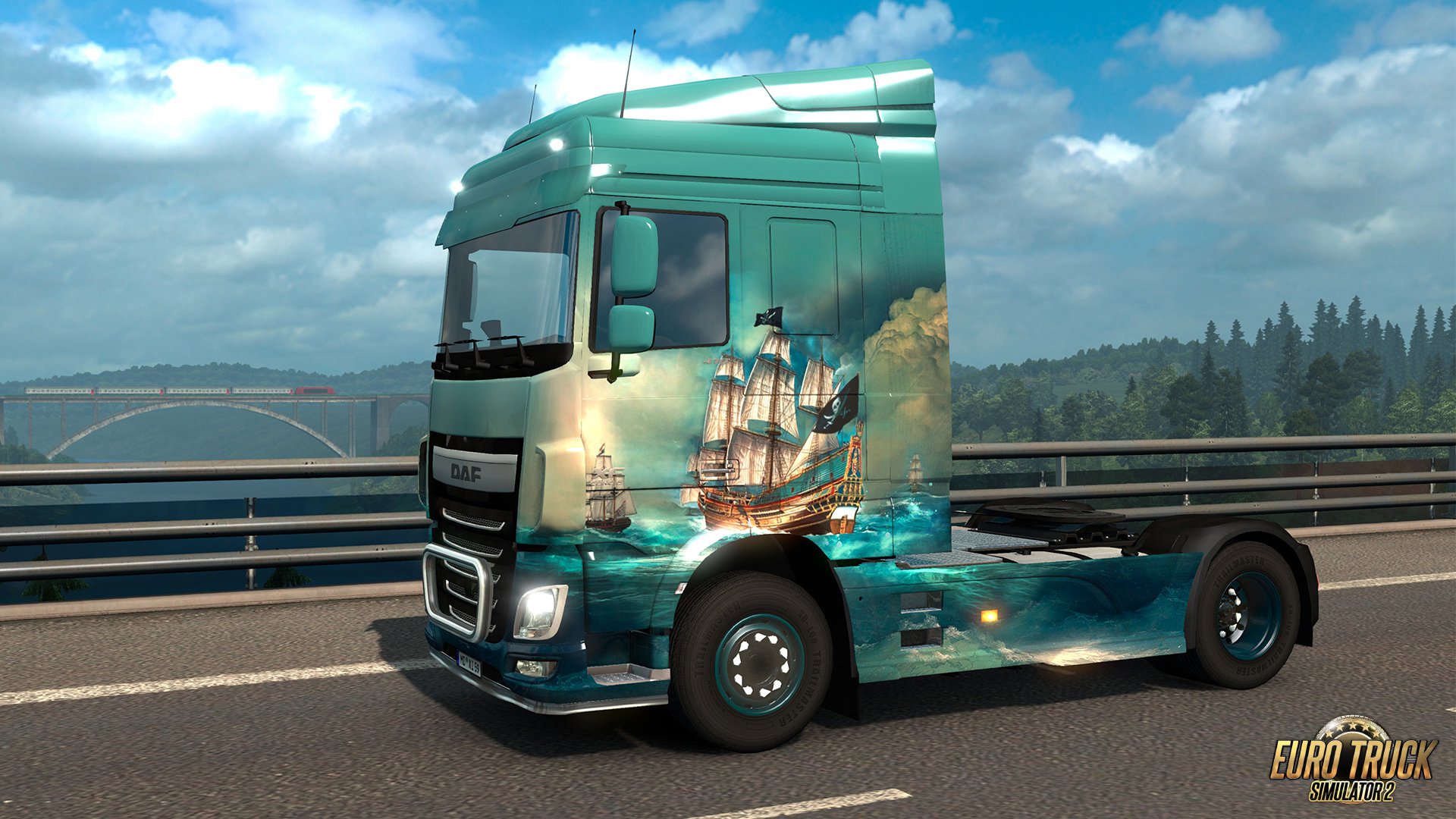 Euro Truck Simulátor 2 Pirate Paint Jobs Pack 2
