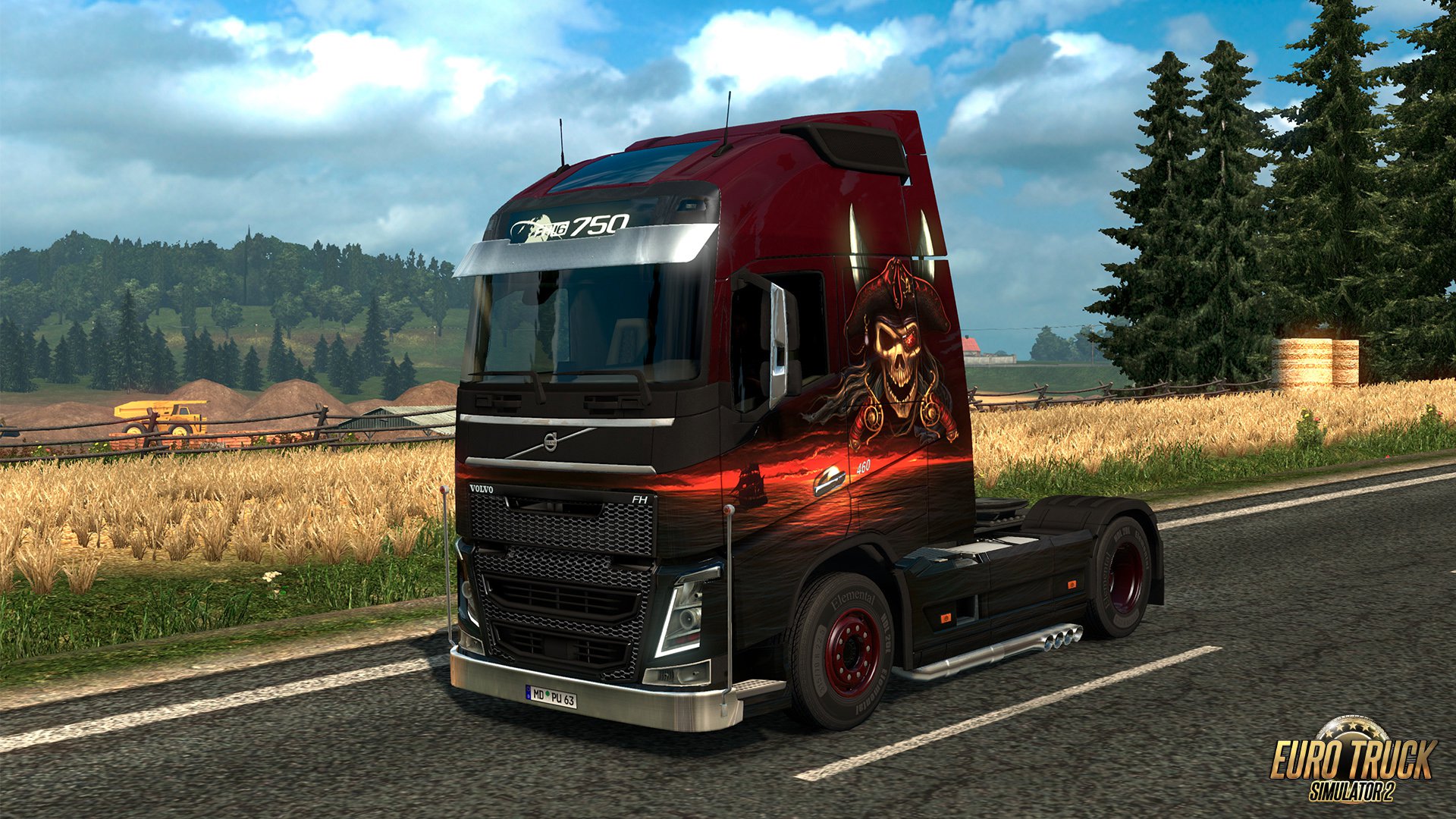 Euro Truck Simulátor 2 Pirate Paint Jobs Pack 4