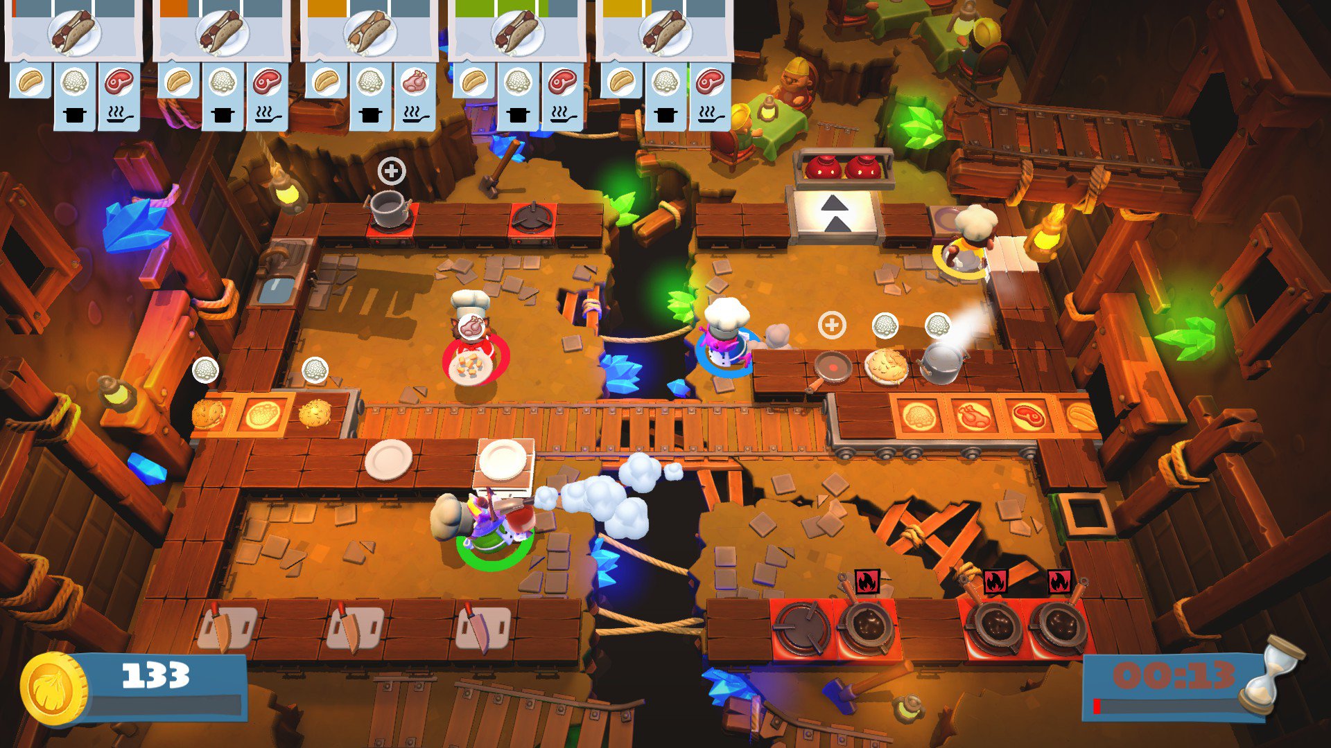 Overcooked! 2 Too Many Cooks Pack 4
