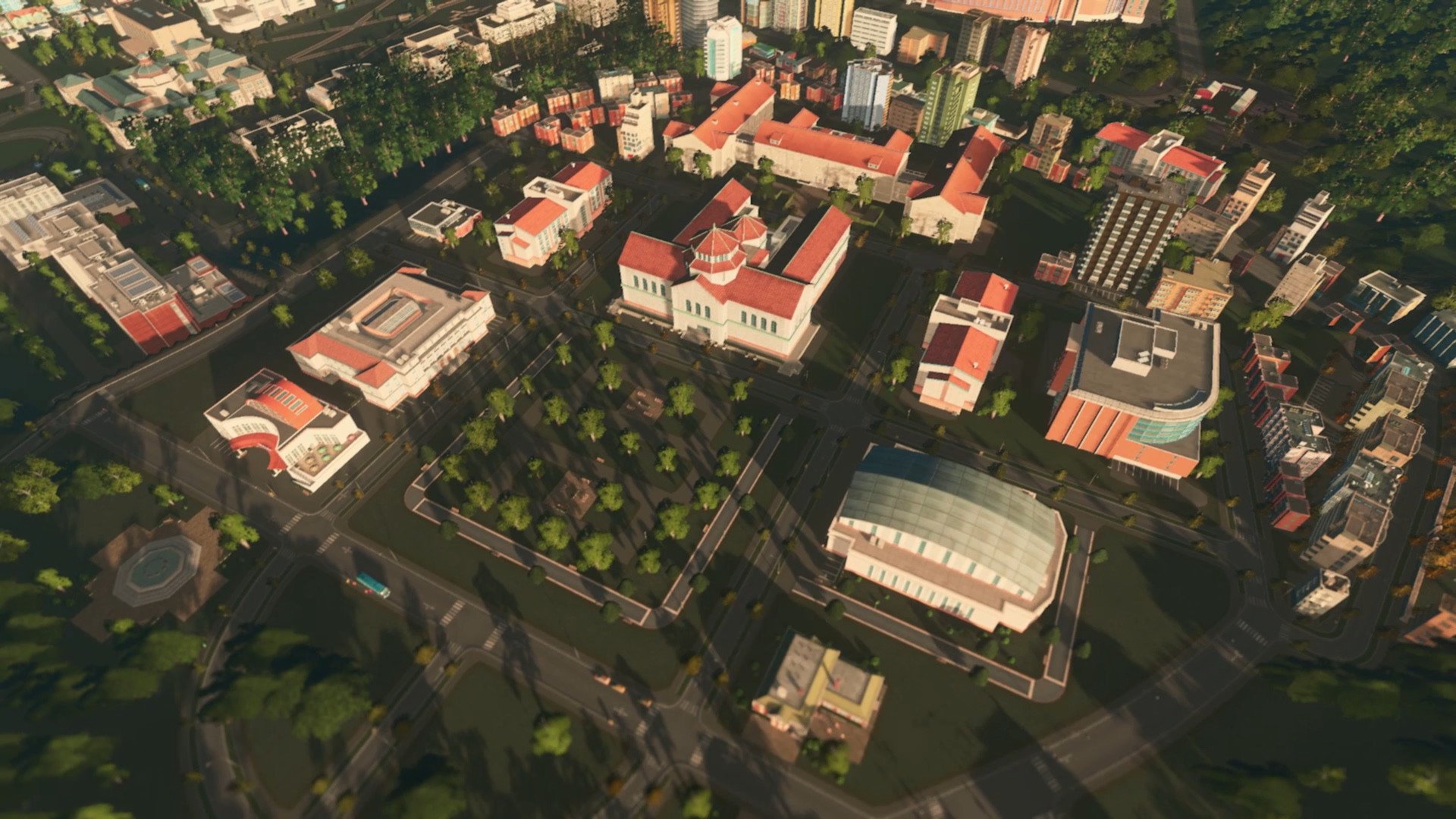 Cities Skylines Campus 1