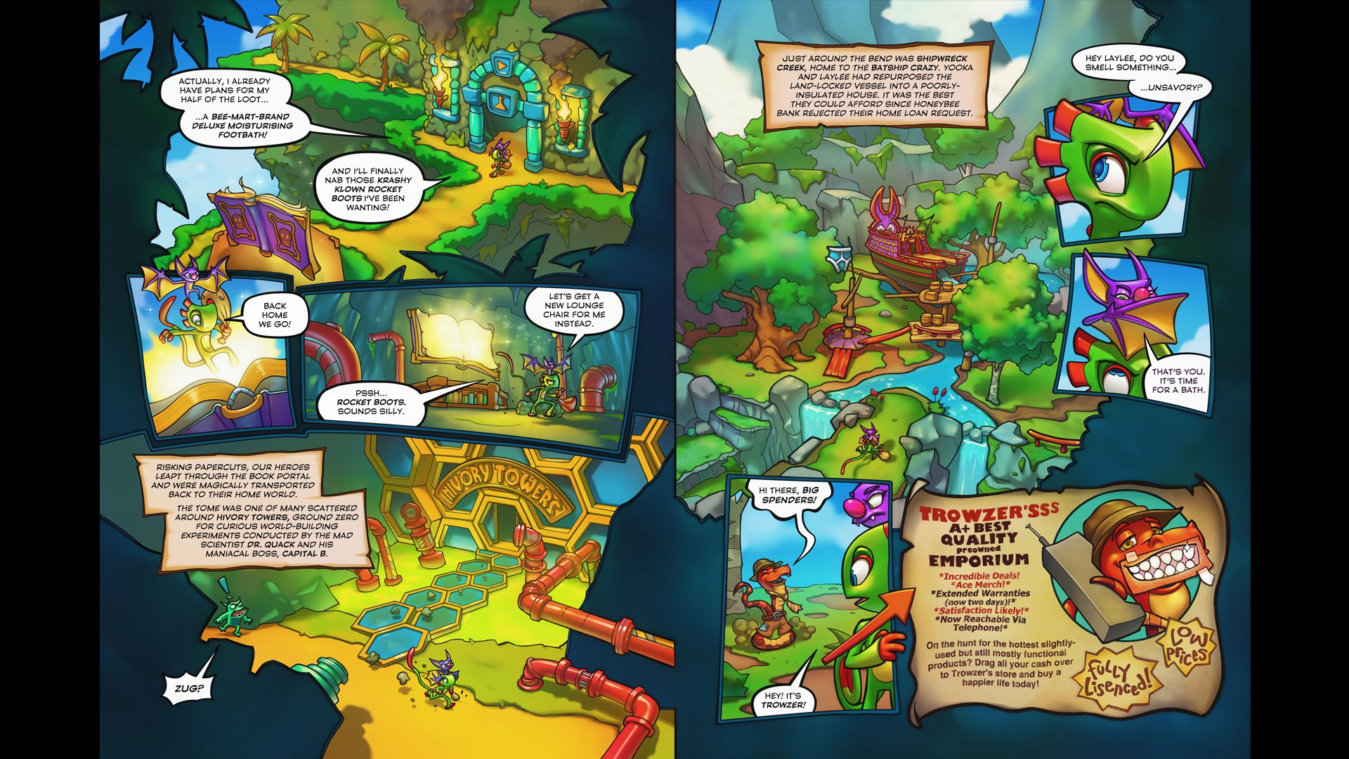 Yooka-Laylee and the Impossible Lair Digital Graphic Novel 2